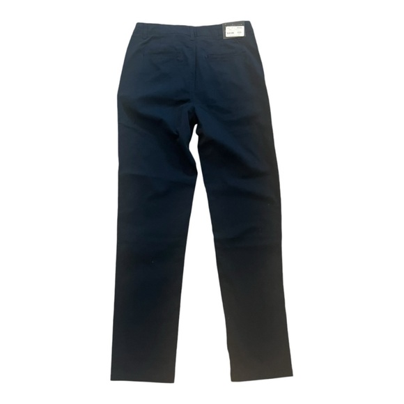David Oliver Boys Size 18 Slim Navy Blue Rick Chino Pants Cotton Brand New - Picture 2 of 9